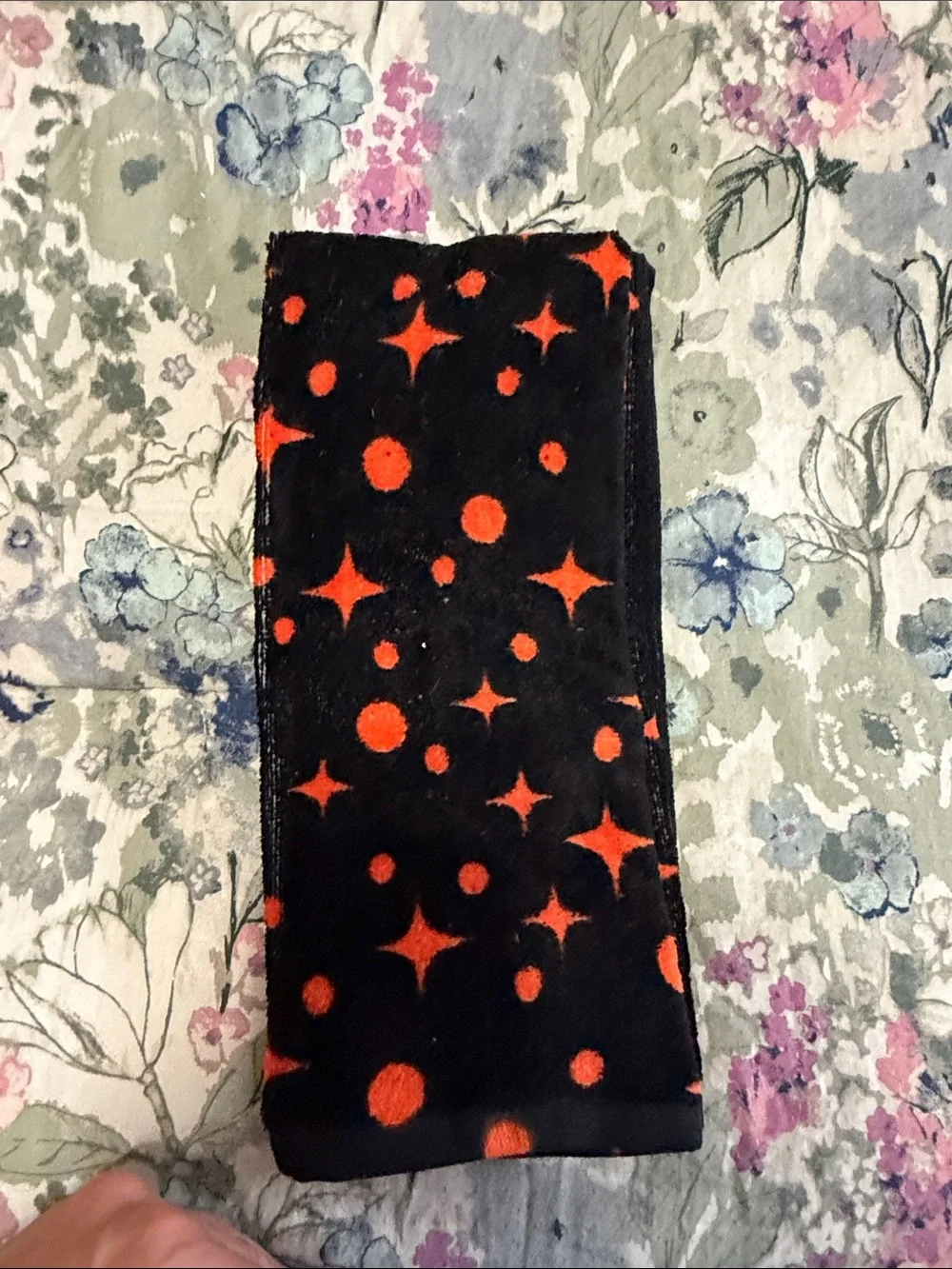 Halloween Kitchen towels bundle - Orange Pumpkin & Black Ghost Kitchen Towels